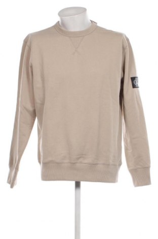 Ανδρική μπλούζα Calvin Klein Jeans, Μέγεθος L, Χρώμα  Μπέζ, Τιμή 55,67 €
