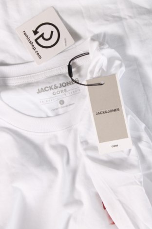 Męska bluzka Core By Jack & Jones, Rozmiar L, Kolor Biały, Cena 55,17 zł