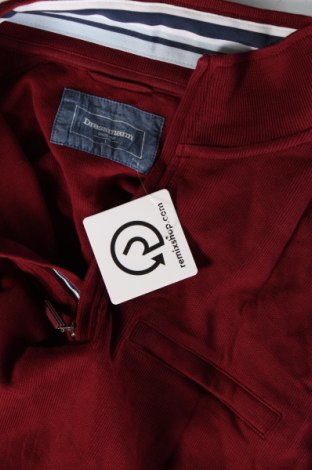 Ανδρική μπλούζα Dressmann, Μέγεθος L, Χρώμα Κόκκινο, Τιμή 5,51 €