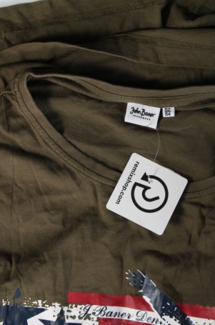 Ανδρική μπλούζα John Baner, Μέγεθος L, Χρώμα Πράσινο, Τιμή 6,46 €