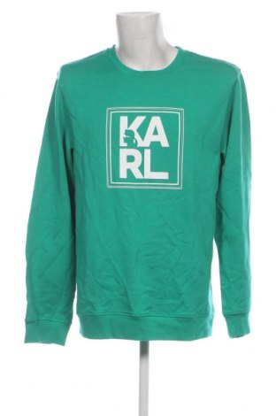 Bluză de bărbați Karl Lagerfeld, Mărime XL, Culoare Verde, Preț 582,24 Lei