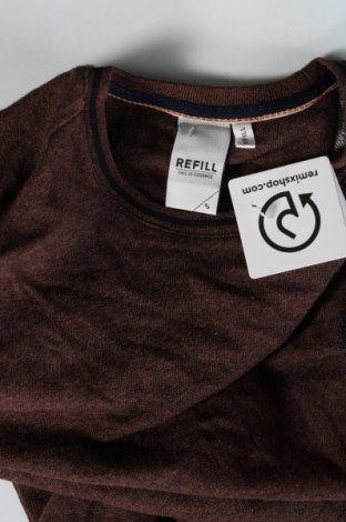 Ανδρική μπλούζα Refill, Μέγεθος S, Χρώμα Καφέ, Τιμή 3,41 €