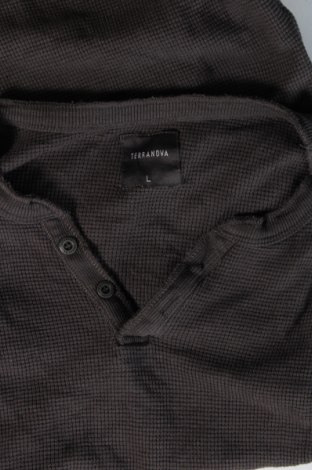 Ανδρική μπλούζα Terranova, Μέγεθος L, Χρώμα Γκρί, Τιμή 4,70 €