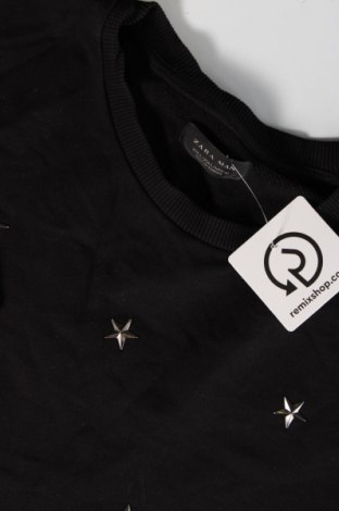 Ανδρική μπλούζα Zara Man, Μέγεθος L, Χρώμα Μαύρο, Τιμή 12,37 €