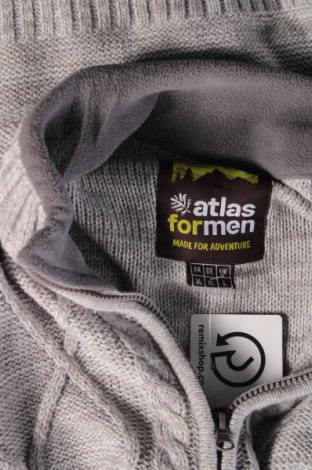 Pánsky kardigán Atlas For Men, Veľkosť XL, Farba Sivá, Cena  7,07 €