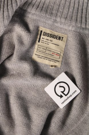 Jachetă tricotată de bărbați Dissident, Mărime XL, Culoare Gri, Preț 95,39 Lei