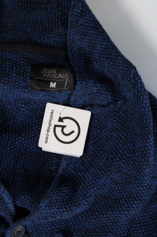 Jachetă tricotată de bărbați Jean Pascale, Mărime M, Culoare Albastru, Preț 16,22 Lei