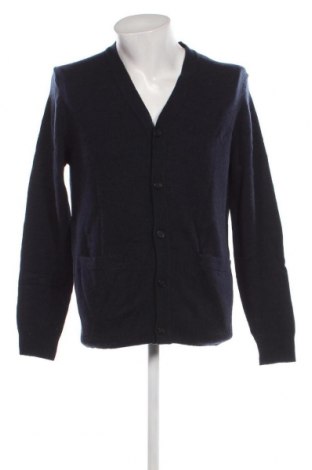 Jachetă tricotată de bărbați Marks & Spencer, Mărime M, Culoare Albastru, Preț 38,19 Lei