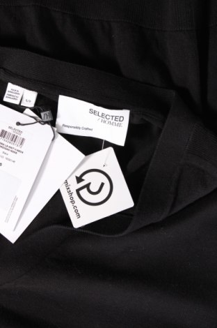 Jachetă tricotată de bărbați Selected Homme, Mărime S, Culoare Negru, Preț 100,95 Lei