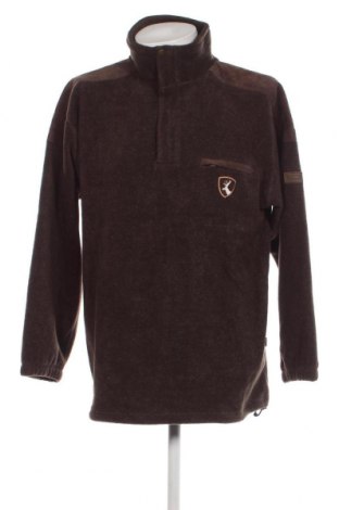 Ανδρική μπλούζα fleece Land Haus, Μέγεθος L, Χρώμα Καφέ, Τιμή 11,75 €