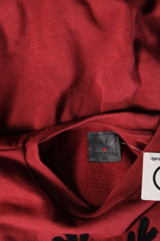 Herren Fleece Shirt Watson's, Größe M, Farbe Rot, Preis 5,64 €