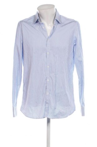 Ανδρικό πουκάμισο Aglini, Μέγεθος L, Χρώμα Μπλέ, Τιμή 44,07 €