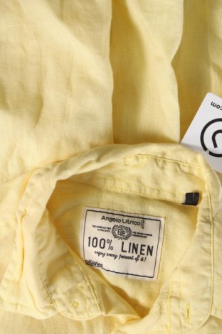 Мъжка риза Angelo Litrico, Размер M, Цвят Жълт, Цена 29,00 лв.