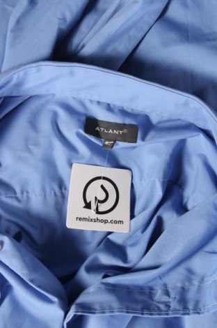 Ανδρικό πουκάμισο Atlant, Μέγεθος 3XL, Χρώμα Μπλέ, Τιμή 17,04 €