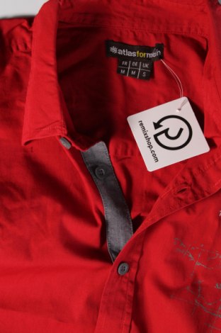 Ανδρικό πουκάμισο Atlas For Men, Μέγεθος M, Χρώμα Κόκκινο, Τιμή 6,97 €