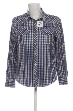 Ανδρικό πουκάμισο Bershka, Μέγεθος XL, Χρώμα Πολύχρωμο, Τιμή 8,01 €