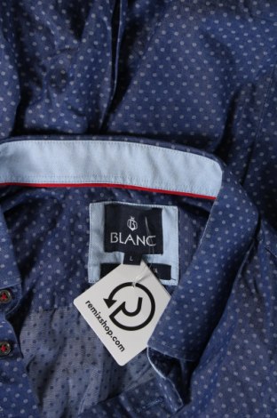 Ανδρικό πουκάμισο Blanc, Μέγεθος L, Χρώμα Μπλέ, Τιμή 12,28 €
