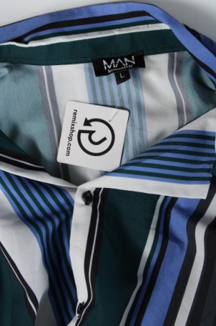 Ανδρικό πουκάμισο Boohoo, Μέγεθος L, Χρώμα Πολύχρωμο, Τιμή 9,87 €