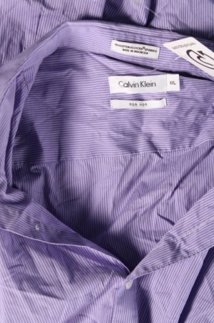 Herrenhemd Calvin Klein, Größe XXL, Farbe Lila, Preis 36,67 €