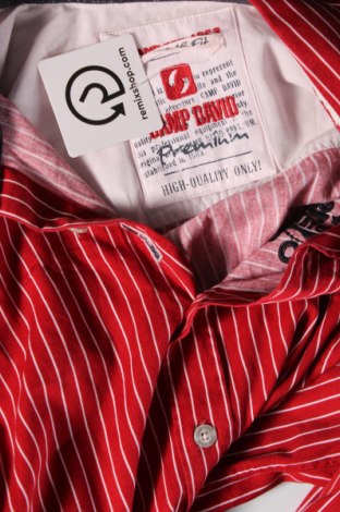 Мъжка риза Camp David, Размер M, Цвят Червен, Цена 33,55 лв.
