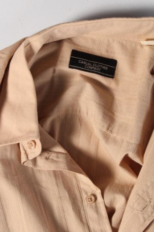 Ανδρικό πουκάμισο Casual Clothes Company, Μέγεθος XXL, Χρώμα  Μπέζ, Τιμή 25,00 €