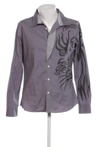 Мъжка риза Coofandy, Размер M, Цвят Сив, Цена 11,60 лв.