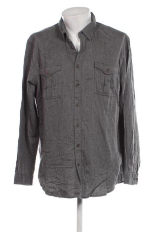 Ανδρικό πουκάμισο Dressmann, Μέγεθος XXL, Χρώμα Γκρί, Τιμή 21,03 €