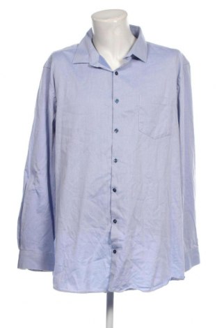 Ανδρικό πουκάμισο Dressmann, Μέγεθος 4XL, Χρώμα Μπλέ, Τιμή 19,98 €
