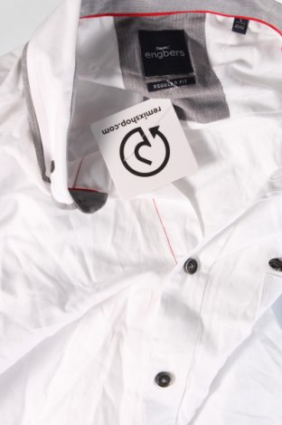 Ανδρικό πουκάμισο Engbers, Μέγεθος L, Χρώμα Λευκό, Τιμή 28,92 €