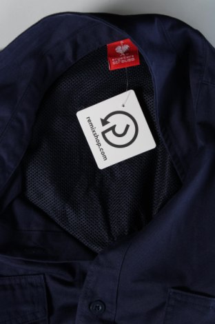 Ανδρικό πουκάμισο Engelbert Strauss, Μέγεθος XL, Χρώμα Μπλέ, Τιμή 21,03 €