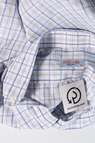 Ανδρικό πουκάμισο Escape, Μέγεθος M, Χρώμα Μπλέ, Τιμή 5,94 €