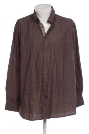 Ανδρικό πουκάμισο Gcm, Μέγεθος 3XL, Χρώμα Καφέ, Τιμή 25,61 €