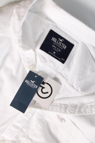 Herrenhemd Hollister, Größe M, Farbe Weiß, Preis 39,69 €