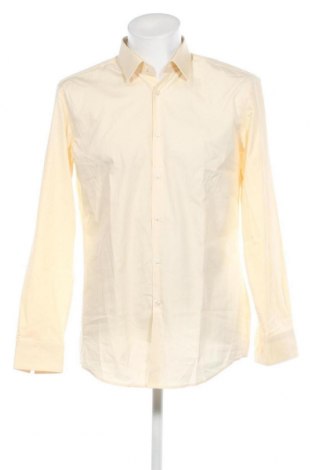 Ανδρικό πουκάμισο Hugo Boss, Μέγεθος M, Χρώμα Κίτρινο, Τιμή 94,64 €