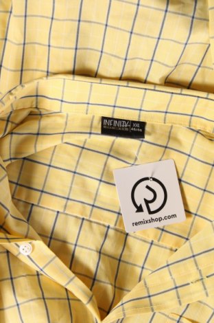 Ανδρικό πουκάμισο Infinity, Μέγεθος XXL, Χρώμα Κίτρινο, Τιμή 5,92 €