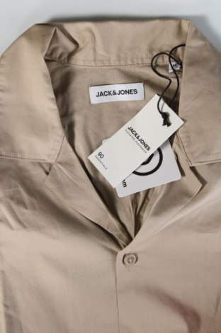 Ανδρικό πουκάμισο Jack & Jones, Μέγεθος M, Χρώμα Καφέ, Τιμή 15,88 €