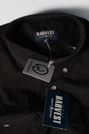 Мъжка риза James Harvest, Размер L, Цвят Черен, Цена 29,97 лв.