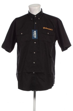 Ανδρικό πουκάμισο James Harvest, Μέγεθος L, Χρώμα Μαύρο, Τιμή 13,45 €