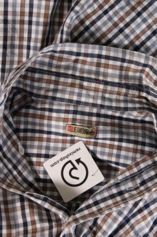 Ανδρικό πουκάμισο Jeanious, Μέγεθος M, Χρώμα Μπλέ, Τιμή 2,72 €