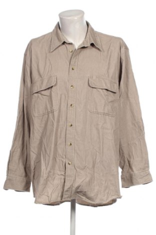 Мъжка риза John F. Gee, Размер 3XL, Цвят Бежов, Цена 28,90 лв.