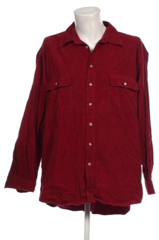Мъжка риза John F. Gee, Размер XXL, Цвят Червен, Цена 34,00 лв.