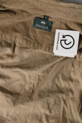 Pánská košile  Kingfield, Velikost XL, Barva Hnědá, Cena  685,00 Kč