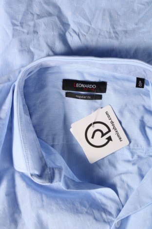 Ανδρικό πουκάμισο Leonardo, Μέγεθος XL, Χρώμα Μπλέ, Τιμή 9,87 €