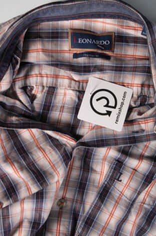 Мъжка риза Leonardo, Размер L, Цвят Многоцветен, Цена 6,67 лв.