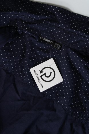 Herrenhemd Livergy, Größe M, Farbe Blau, Preis 7,56 €