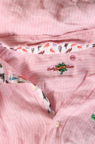 Ανδρικό πουκάμισο Lucky de Luca, Μέγεθος XXL, Χρώμα Ρόζ , Τιμή 34,02 €