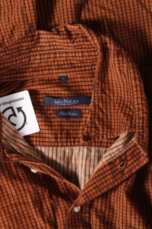 Ανδρικό πουκάμισο McNeal, Μέγεθος L, Χρώμα Καφέ, Τιμή 6,52 €