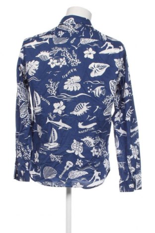 Ανδρικό πουκάμισο Napapijri, Μέγεθος L, Χρώμα Μπλέ, Τιμή 38,00 €