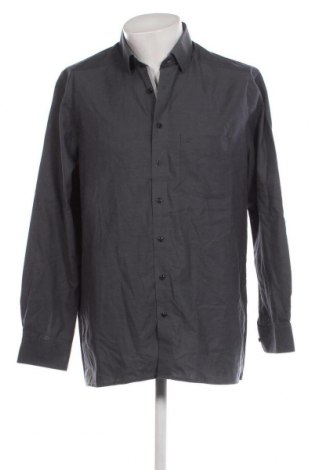 Ανδρικό πουκάμισο Olymp, Μέγεθος L, Χρώμα Γκρί, Τιμή 32,32 €