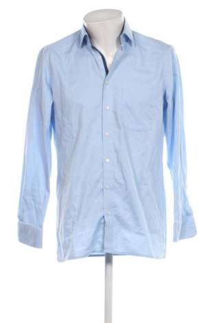 Ανδρικό πουκάμισο Olymp, Μέγεθος M, Χρώμα Μπλέ, Τιμή 25,52 €